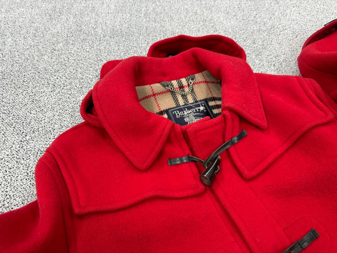 버버리 노바체크 모직 떡볶이 코트 상품이미지4