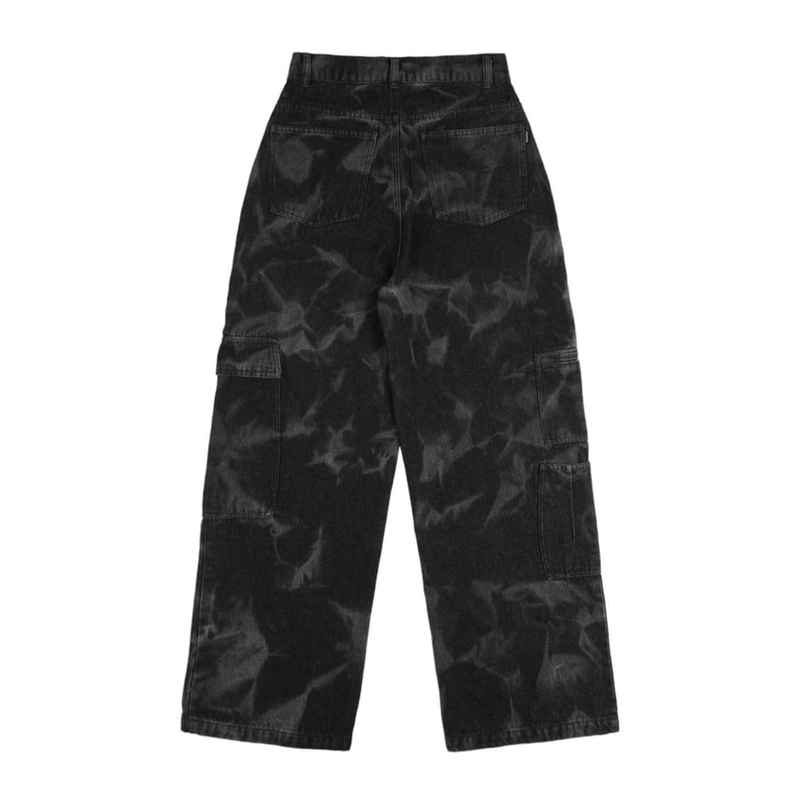 리플 워싱 데님 팬츠 (BLACK) M 상품이미지2