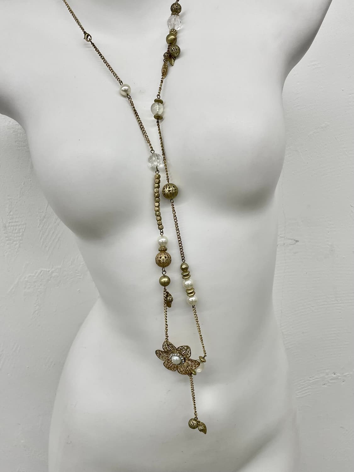 엔틱 페어리 플라워 레이어드 네크리스 상품이미지5