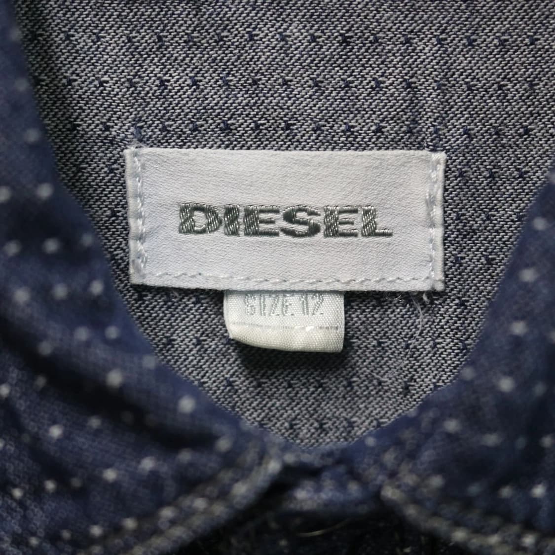 디젤 데님 도트 셔츠 65016 상품이미지7