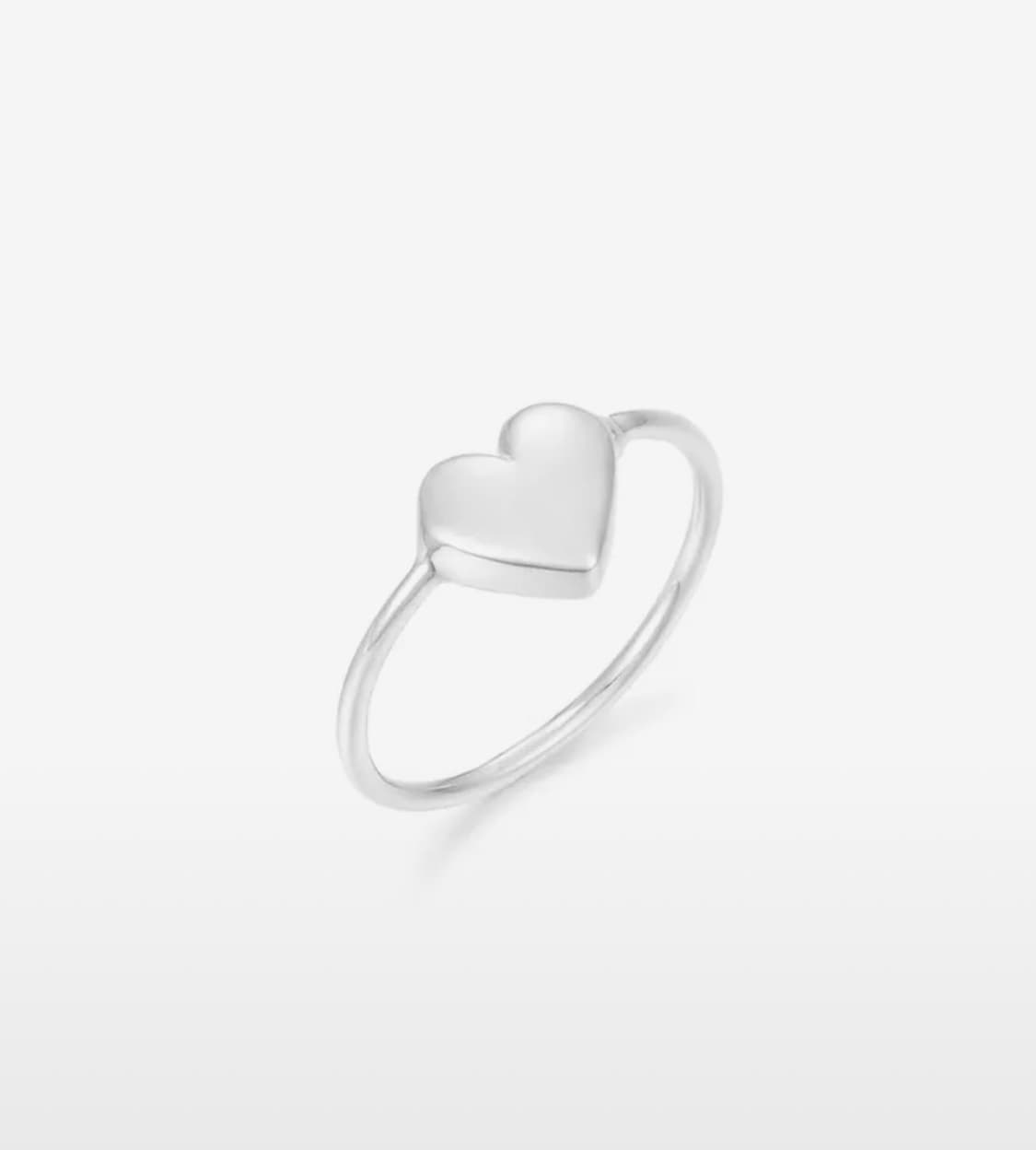 넘버링 하트반지 실버 9호 상품이미지1