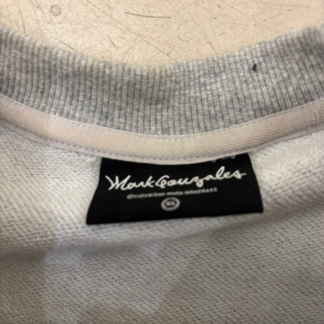 마크곤잘레스 스몰로고 그레이 맨투맨 상품이미지3
