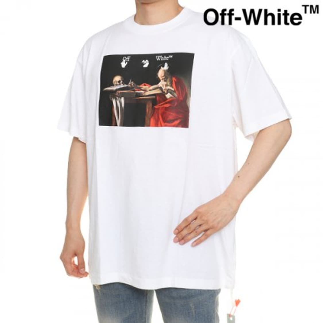 오프화이트 카라바지오 티셔츠 상품이미지7
