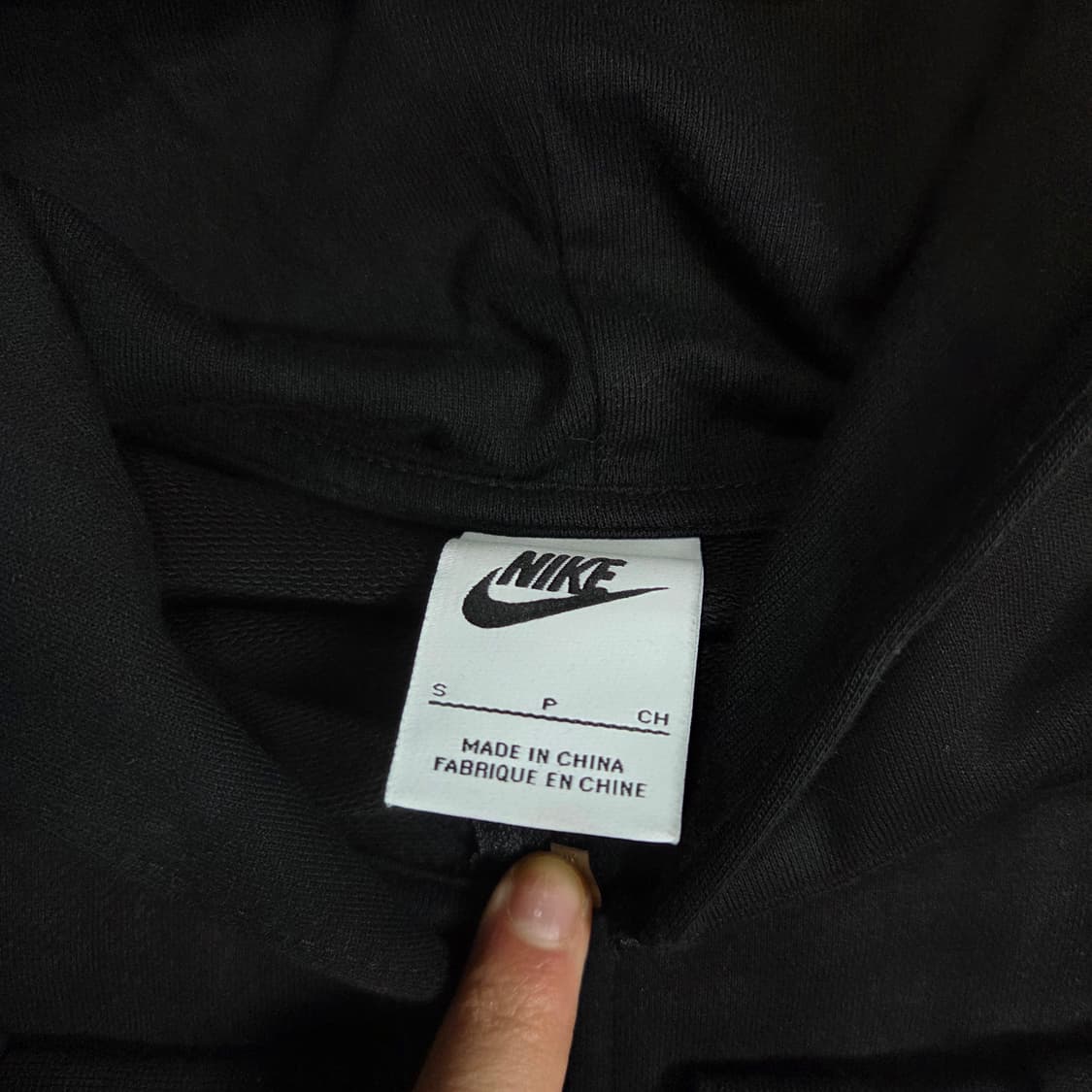 나이키 스우시 크롭 후드집업 (S) 상품이미지4