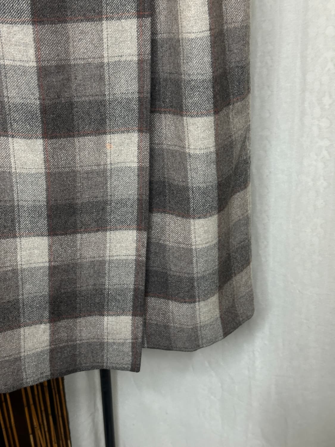 check wool button skirt 상품이미지7