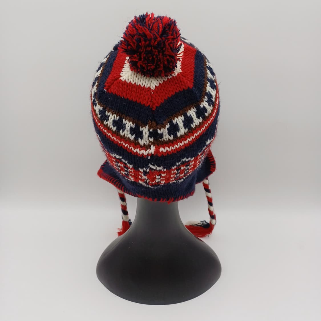 일본 빈티지 키즈 비니 방울 귀달이 모자 [BF10445-154-28] 상품이미지3