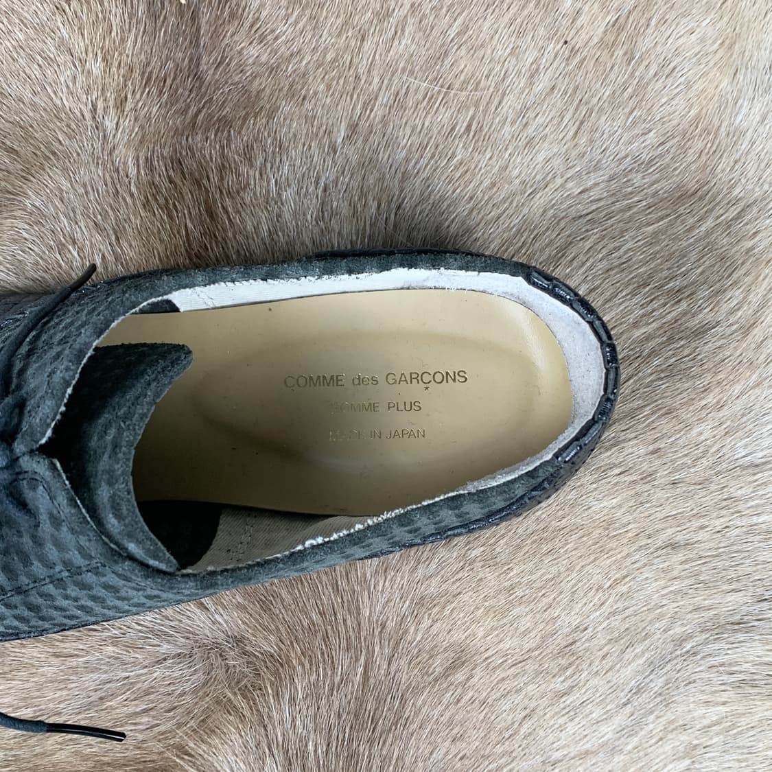 꼼데가르송 옴므 플러스 믹스드 레더 더비 슈즈 상품이미지7