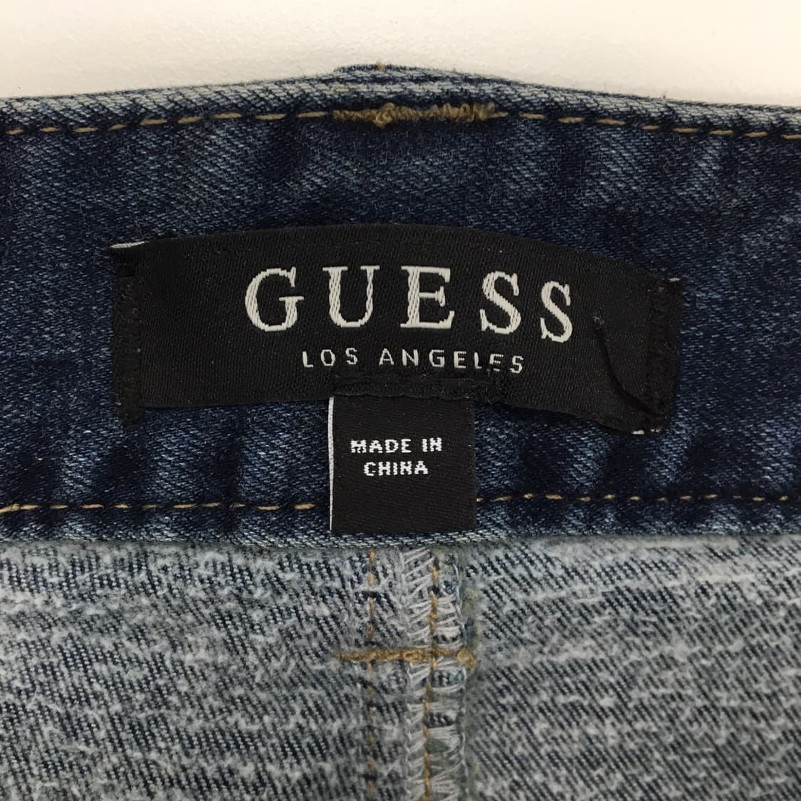 게스 은장 프리미엄 레귤러 데님진 32-33  상품이미지5