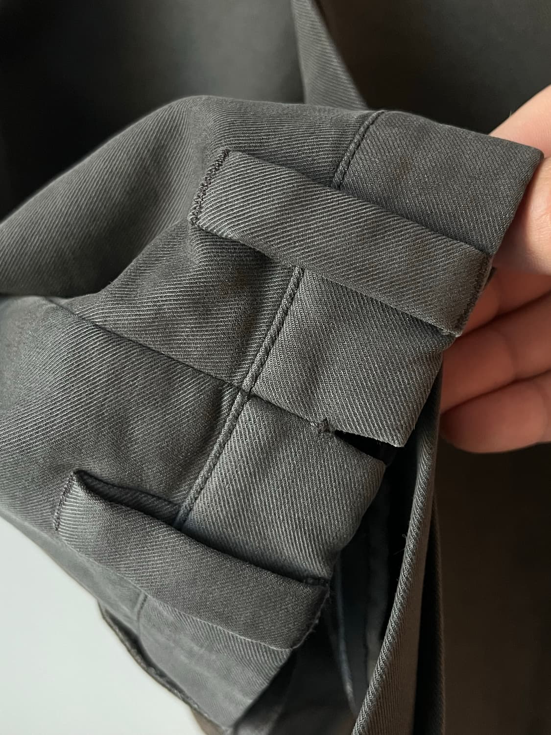 PT01 다크브라운 코튼 팬츠 상품이미지4