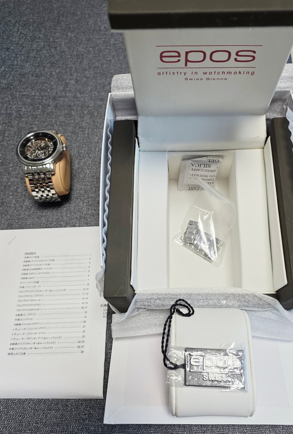 에포스 스켈레톤 오토매틱 시계 상품이미지5