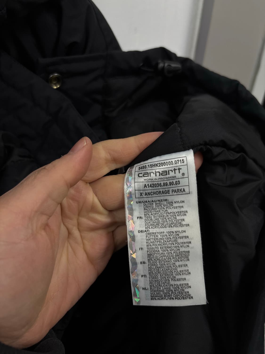 칼하트 워크 패딩점퍼 상품이미지7