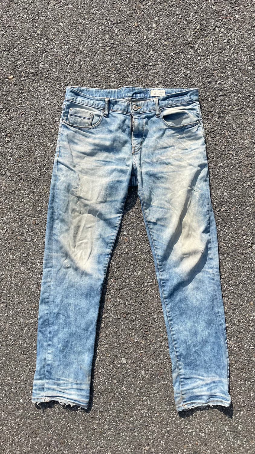 지오다노 빈티지 페이딩 스키니진 상품이미지1