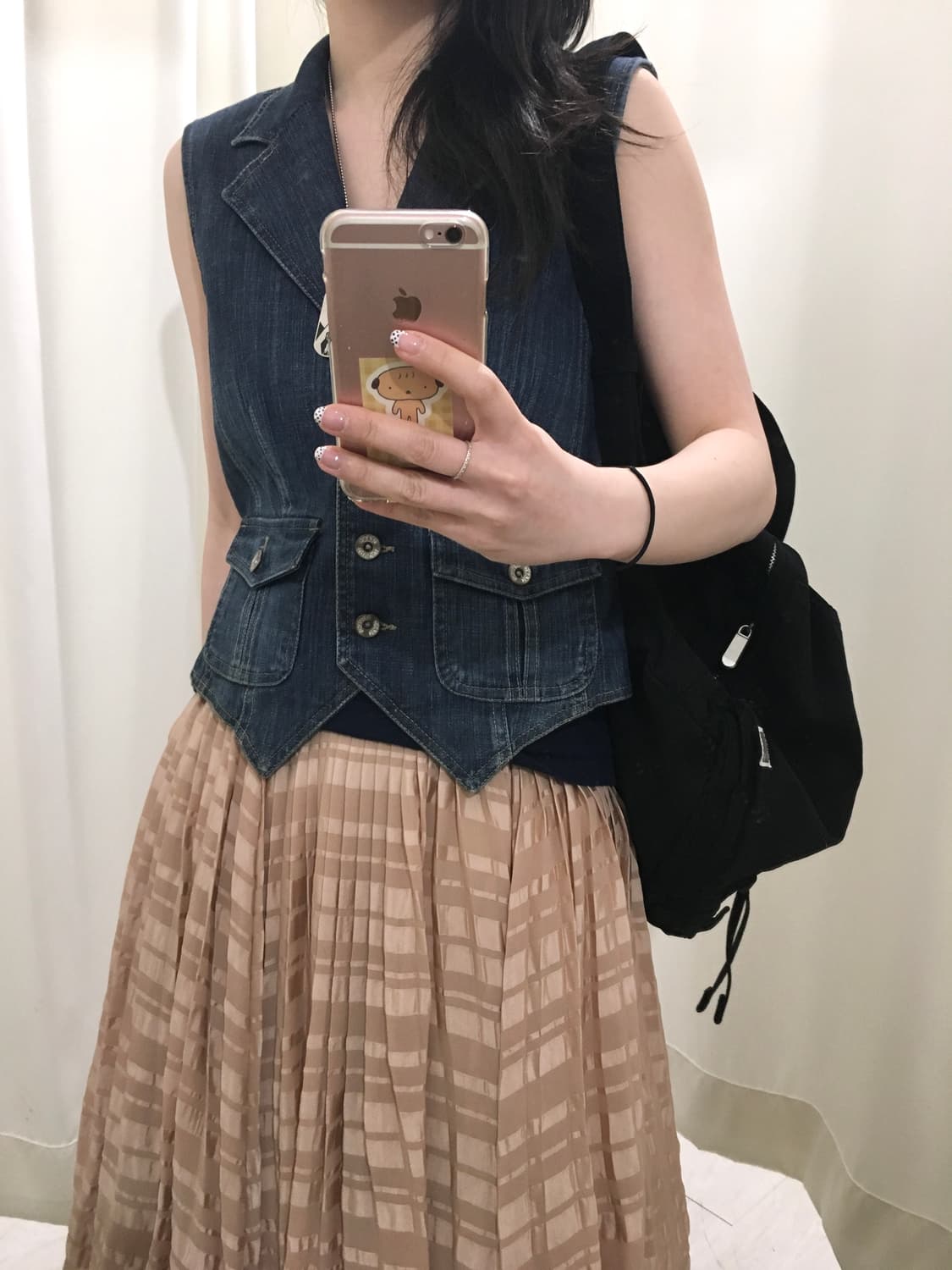 TRIBAL jeans denim vest 상품이미지3