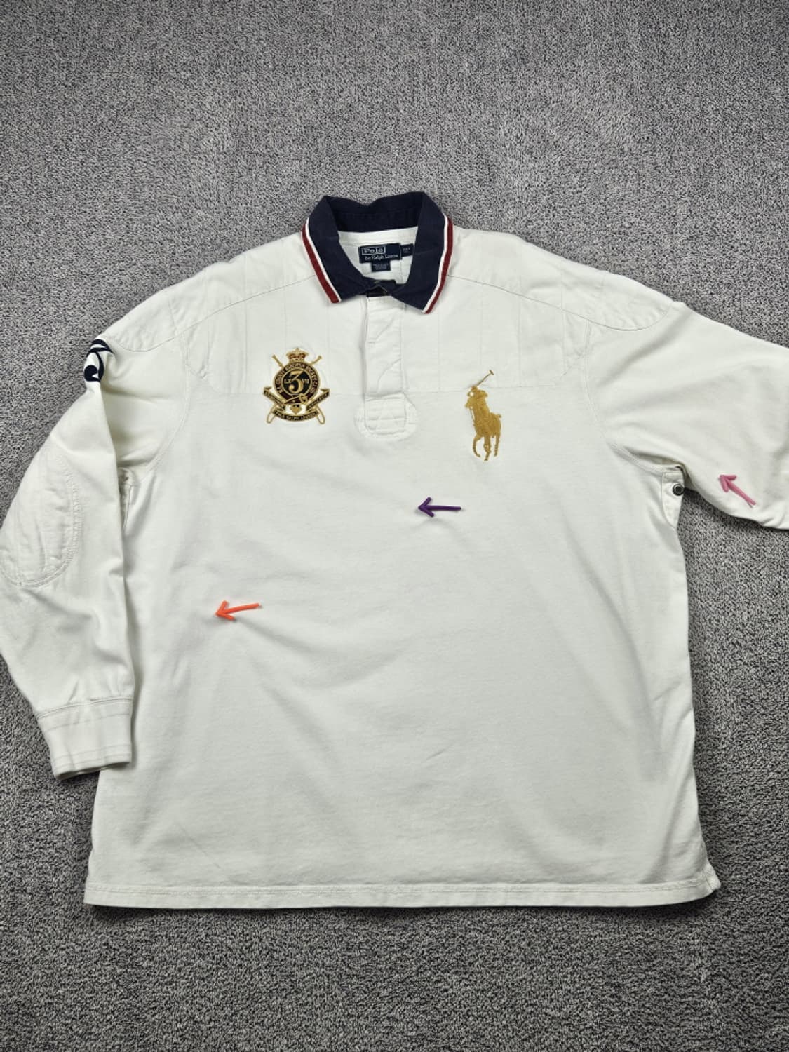 폴로랄프로렌 라이더스앤조키클럽 카운티 럭비 티셔츠 (3XL) /10360 상품이미지3