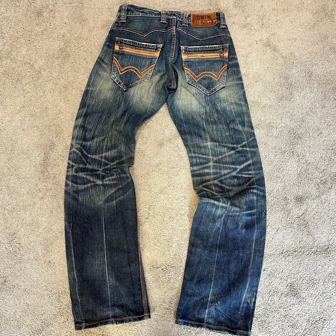 에드윈 424XVS 빈티지 워싱 데님 팬츠(28) 상품이미지4