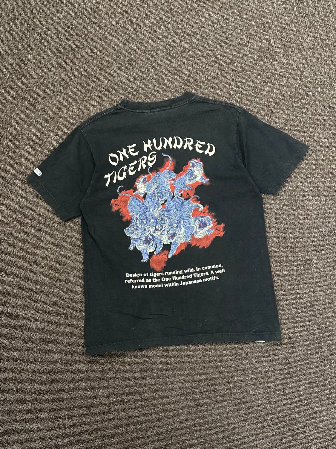 M)SUNSURF vintage 백프린팅 반팔 티셔츠 상품이미지5