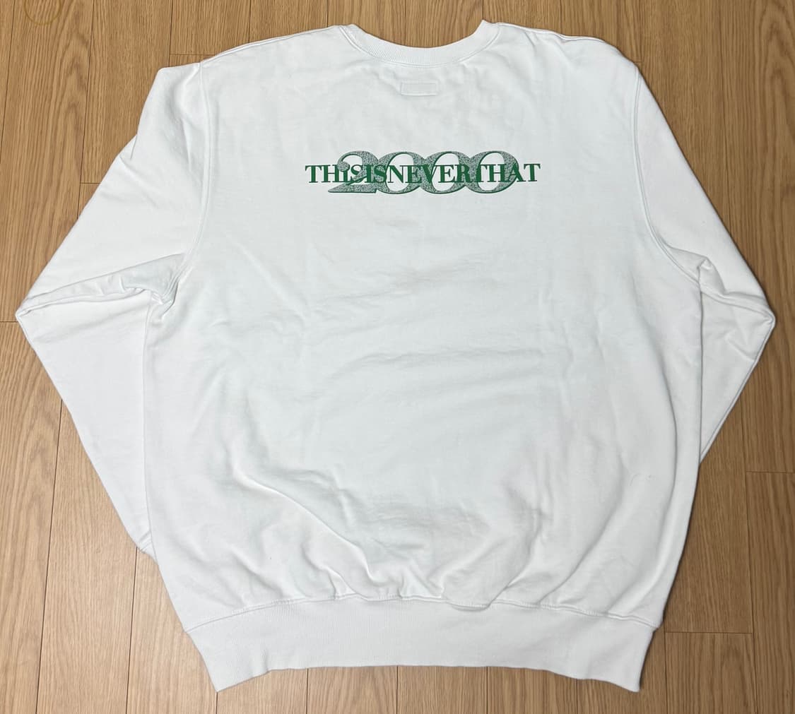 디스이즈네버댓 2000 화이트 맨투맨 상품이미지5