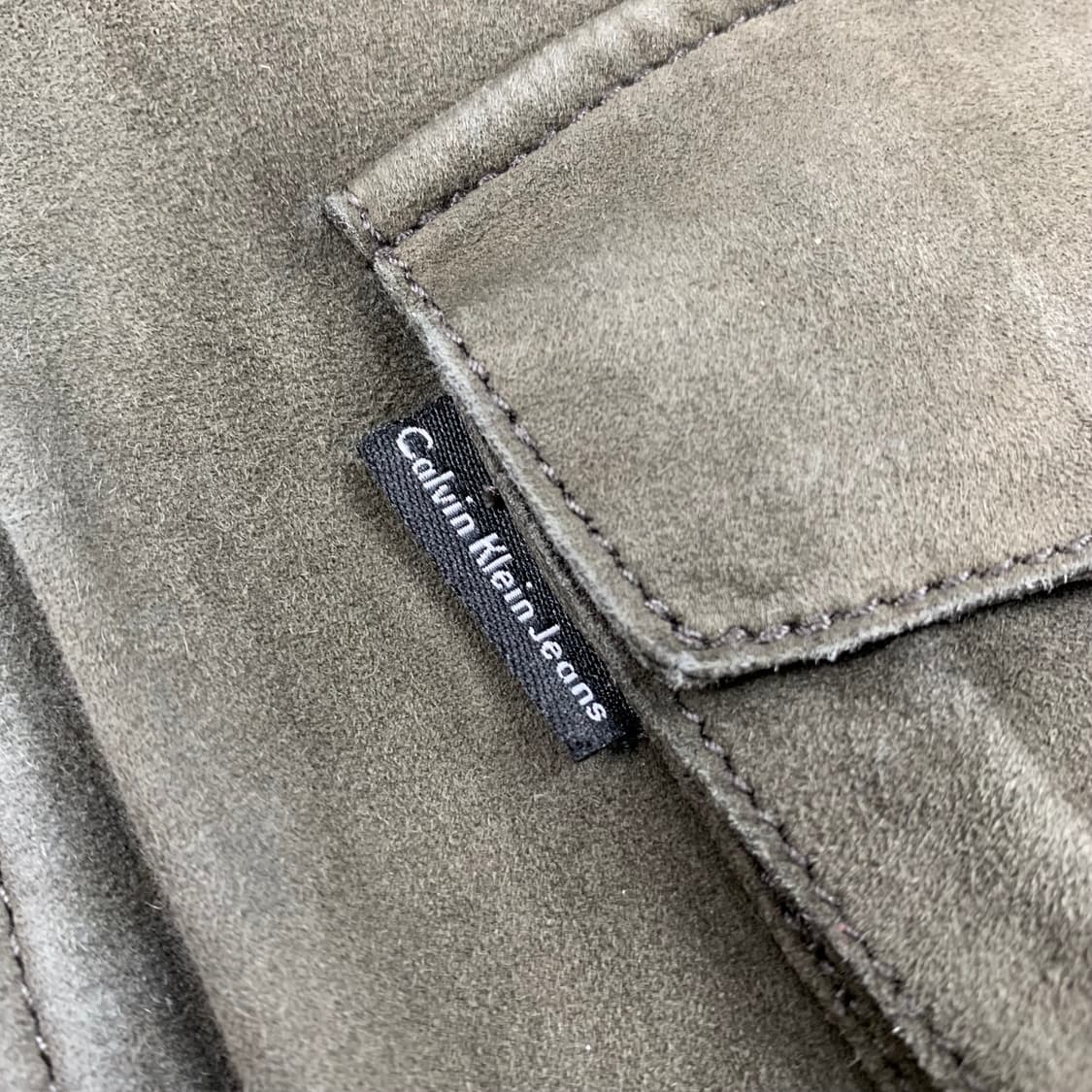 캘빈 클라인 염소가죽 스웨이드 필드 자켓  상품이미지3