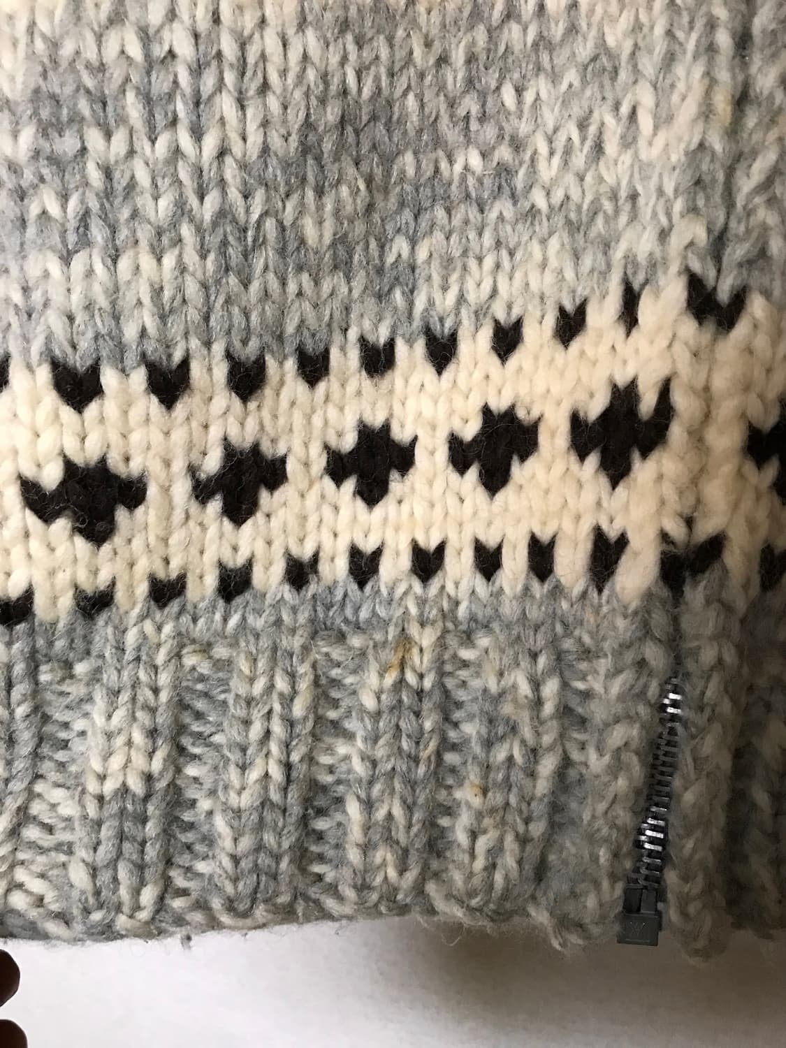 양모 100% 헤비아우터 핸드메이드코위찬 상품이미지3