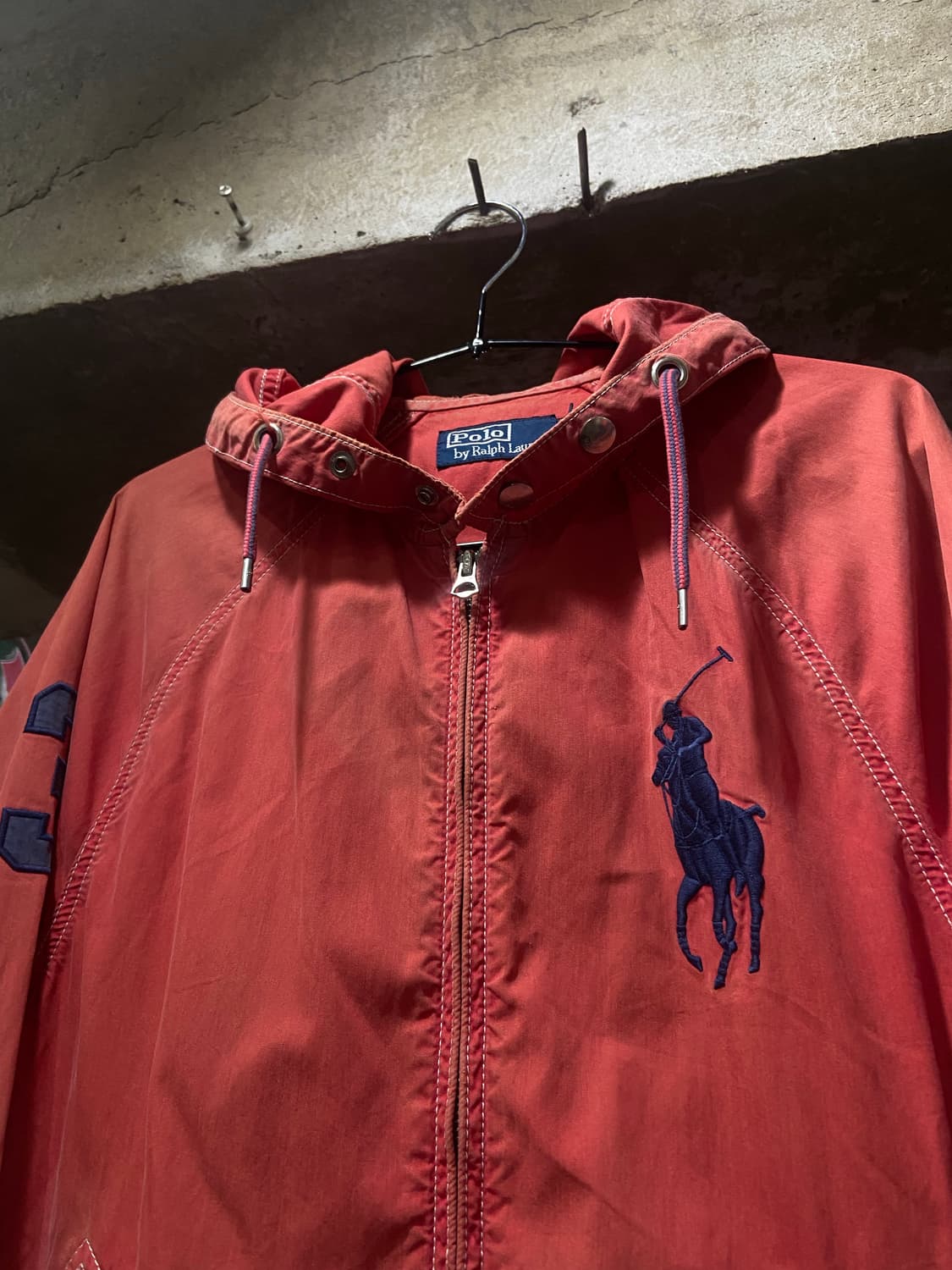 Polo Ralph Lauren 폴로 빅포니 아웃스티치 후드 코튼 자켓 상품이미지2