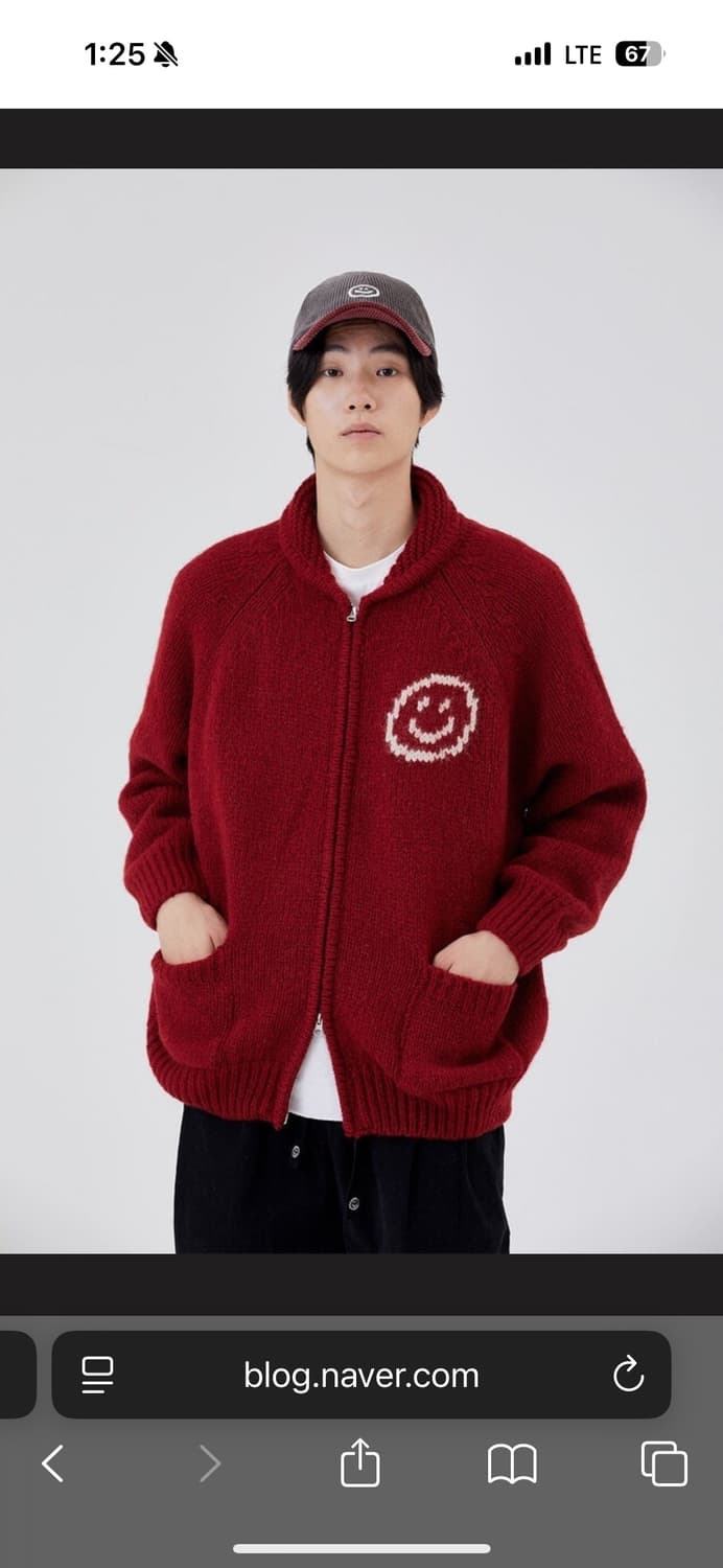 오울 ooowl 니트 집업 상품이미지3