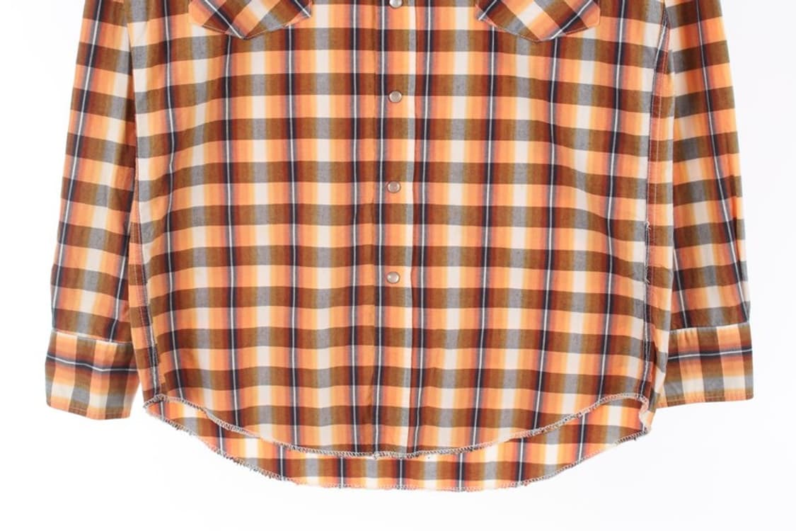 히스테릭 글래머 (WOMEN - F) 코튼 로고 체크 패턴 웨스턴 셔츠 상품이미지3