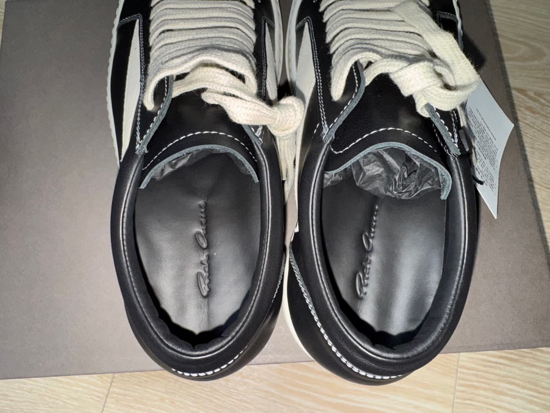 릭오웬스 / 릭반스 레더  40.5 사이즈 / 24fw 상품이미지2