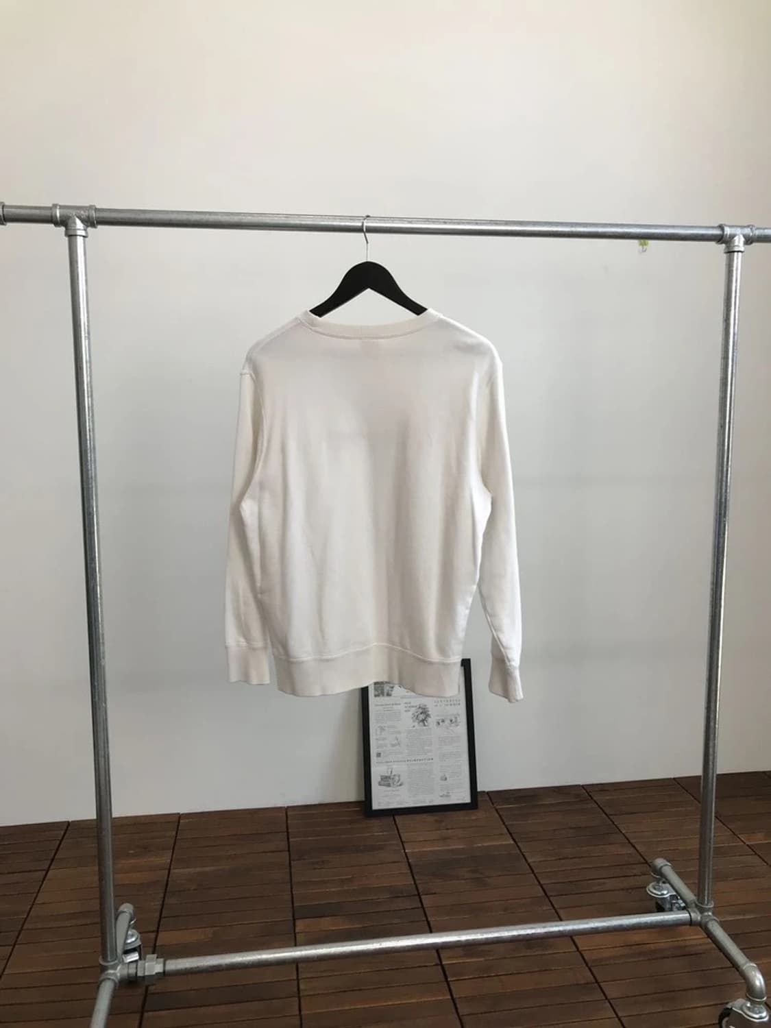 Champion Script Logo Sweatshirt White 상품이미지5