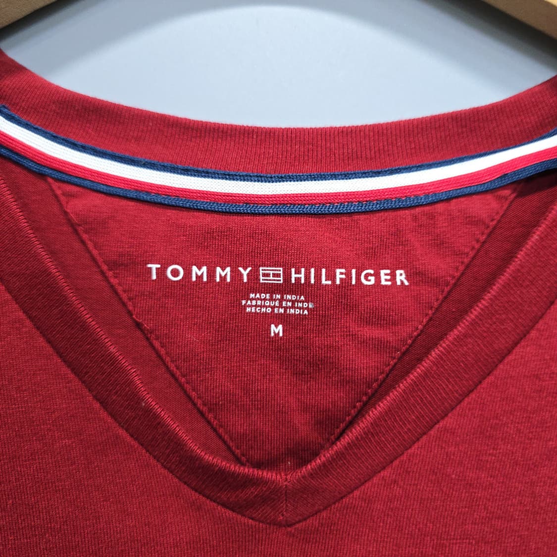 타미힐피거 브이넥 반팔 티셔츠 M 상품이미지4