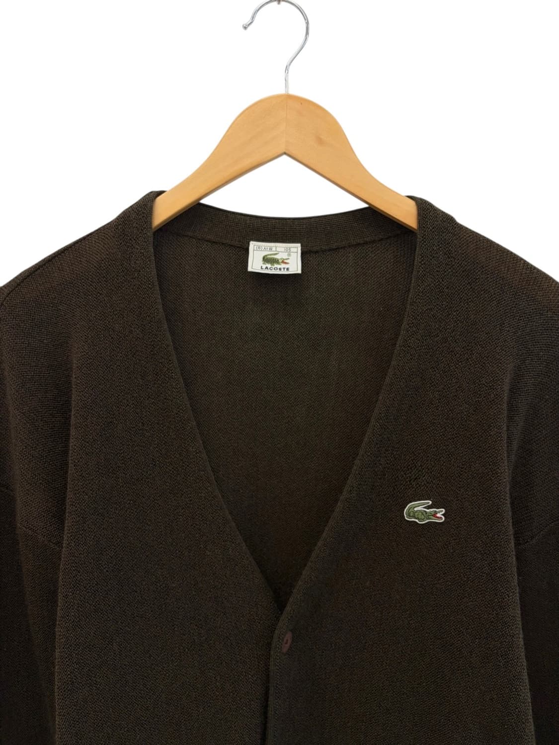 라코스테 울 가디건 브라운 (XL)  상품이미지2