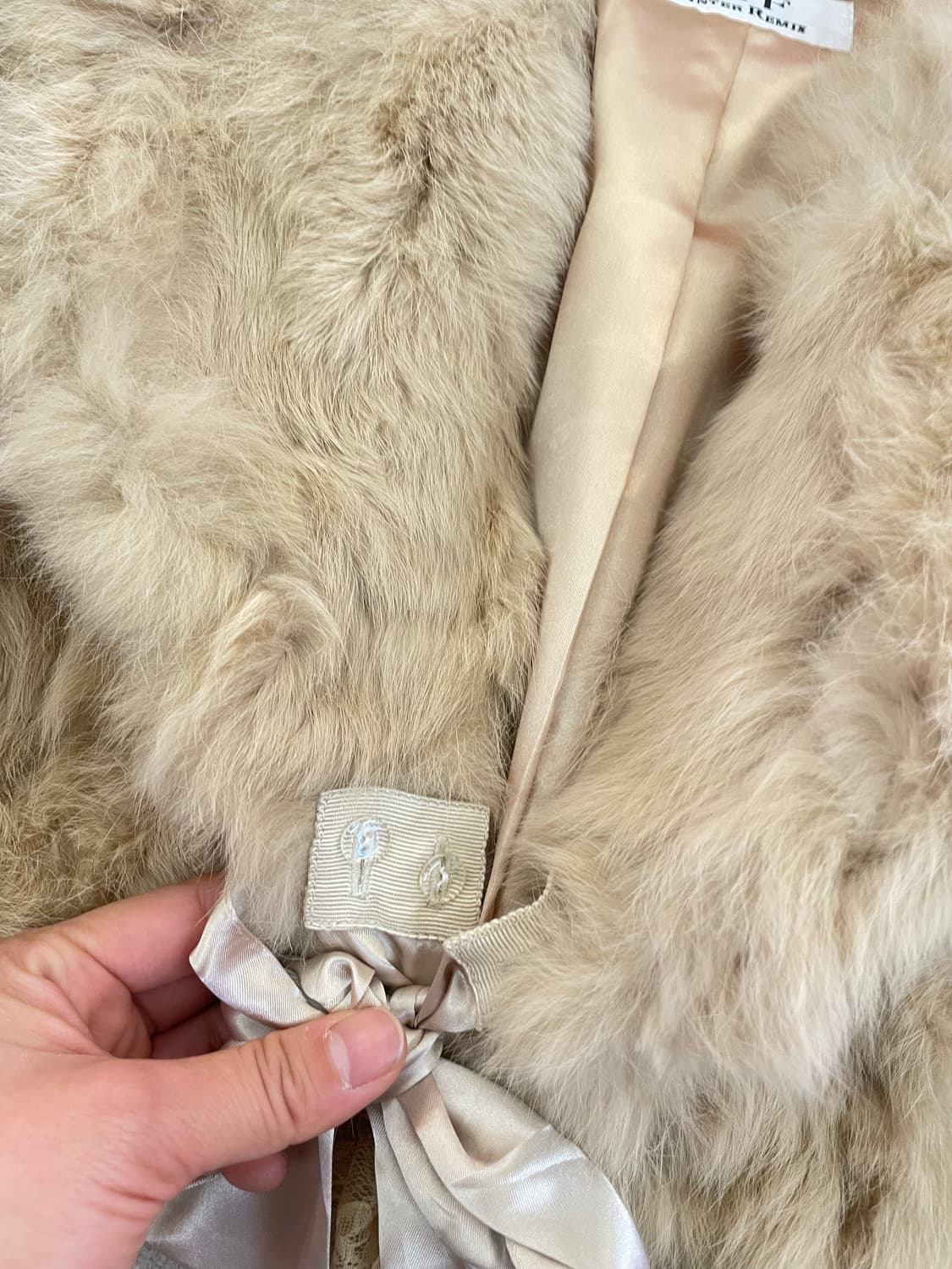 숏 래빗 퍼 자켓 상품이미지3