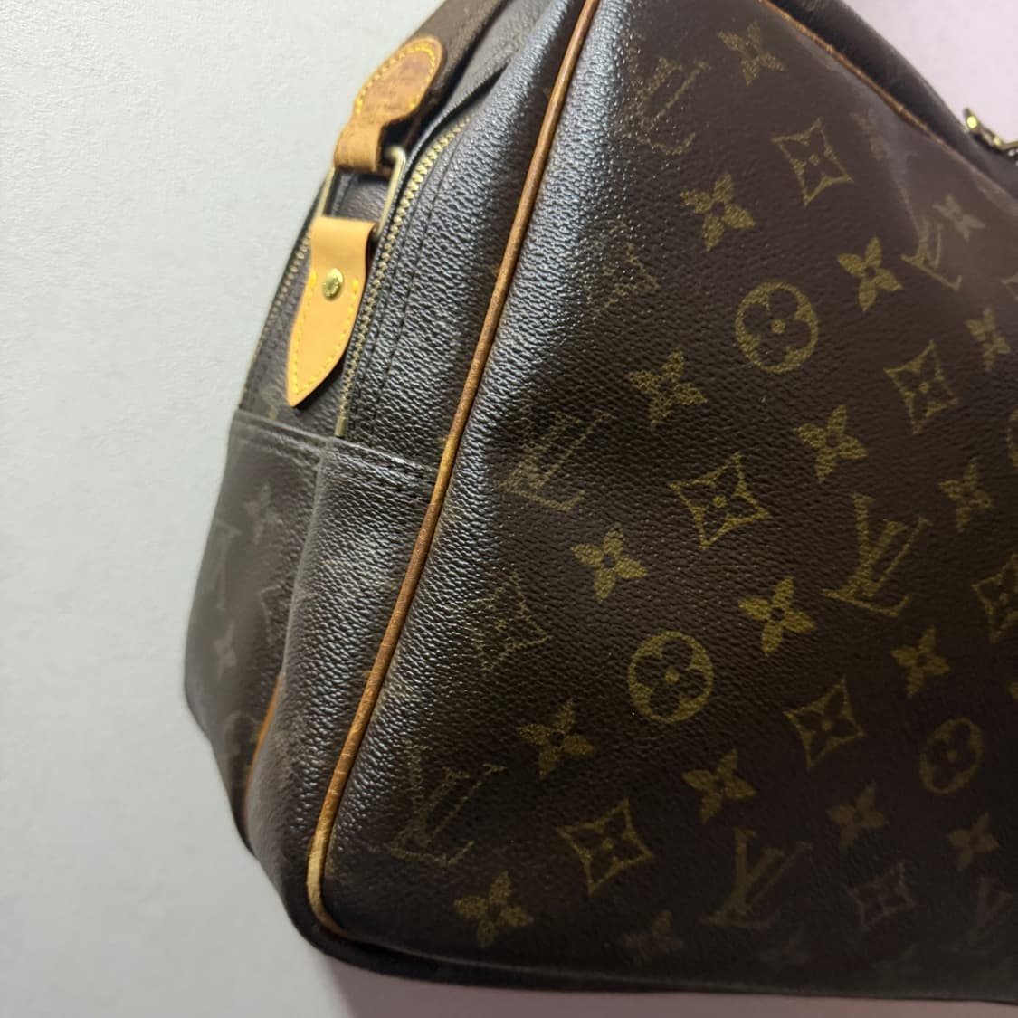 빈티지 루이비통 모노그램 리포터백 라지 숄더&크로스백 상품이미지4