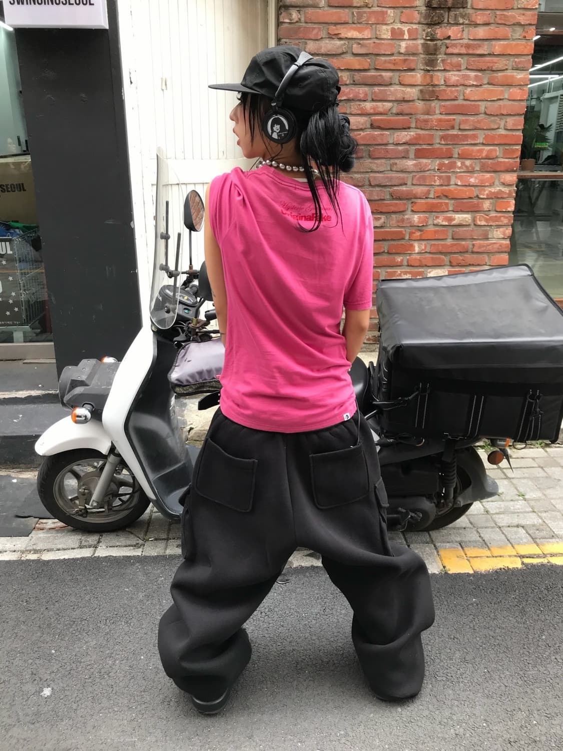 < Hysteric Glamour Pink !!! T-shirt > 상품이미지3