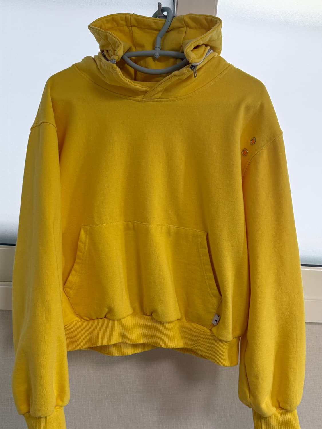 플리즈프로젝트 투웨이지퍼 옐로우 후드티 상품이미지3