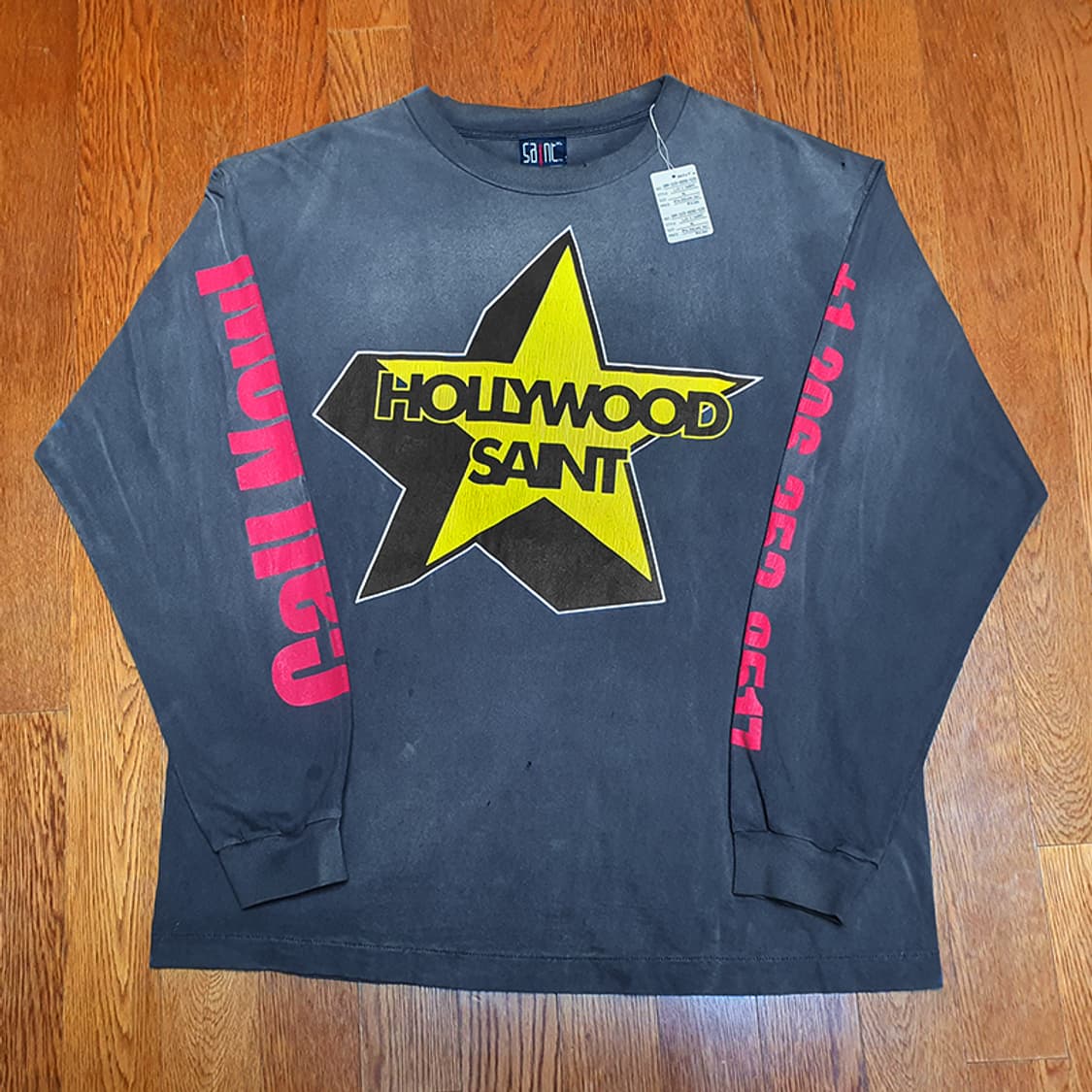 [XL] 세인트미카엘 할리우드 롱슬리브 블랙 상품이미지1