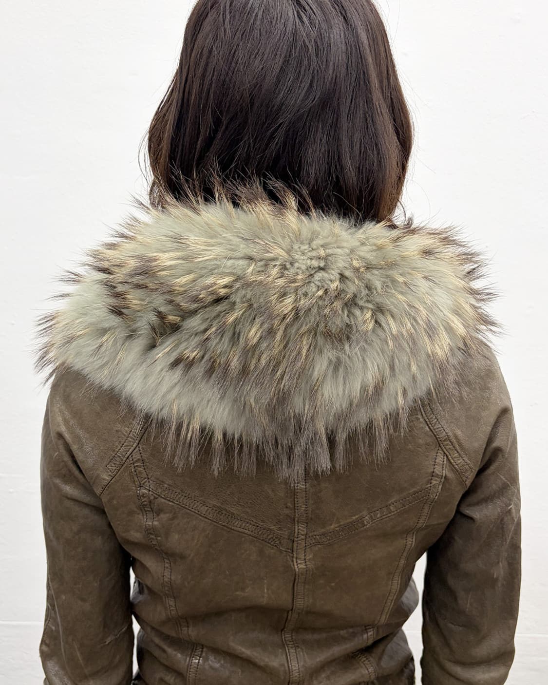 조르지오 브라토 퍼 트리밍 베라펠레 레더 자켓 상품이미지5