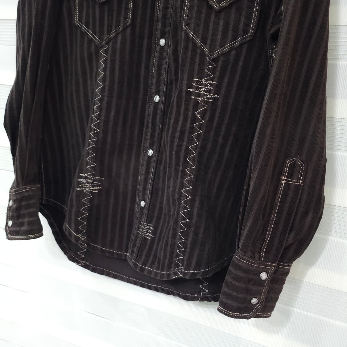 IKKA 코듀로이 웨스턴셔츠- M사이즈 상품이미지4