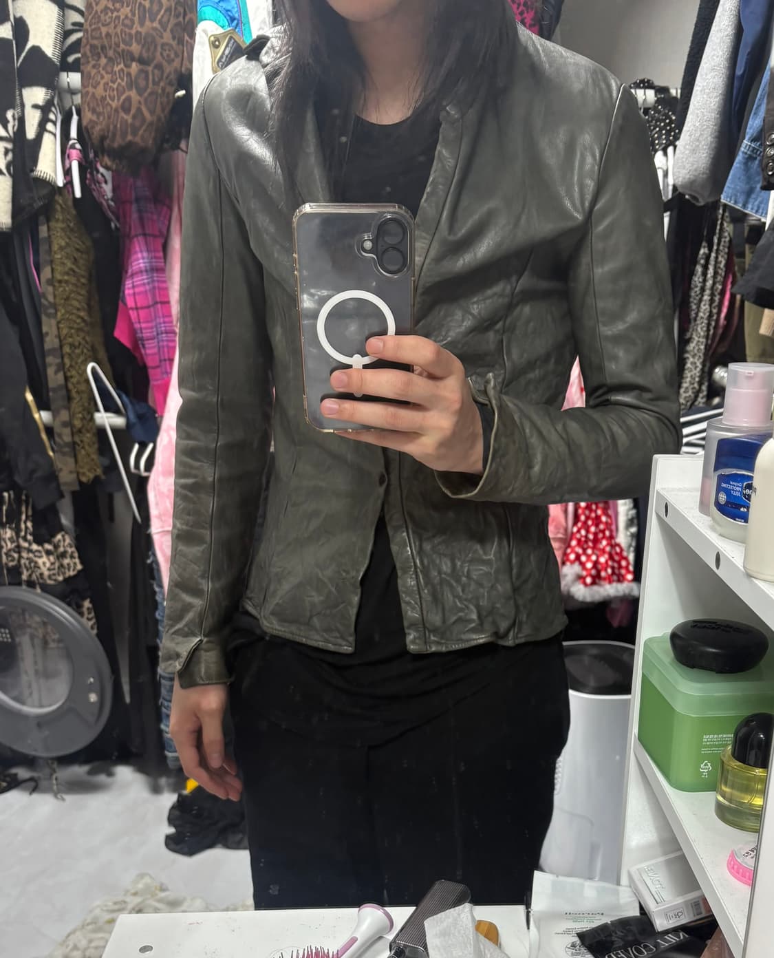 카르페디엠 레더셔츠 상품이미지4