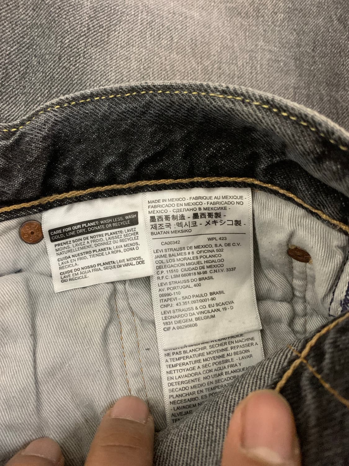 리바이스 501 스키니진 W32 청바지 상품이미지4