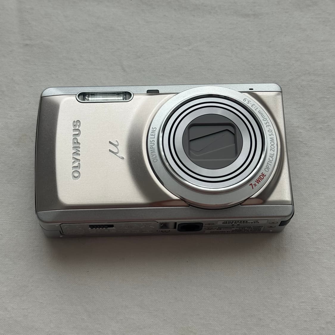 작례⭕️ 올림푸스 뮤 7040 Olympus 베이지 디카 디지털카메라 상품이미지3