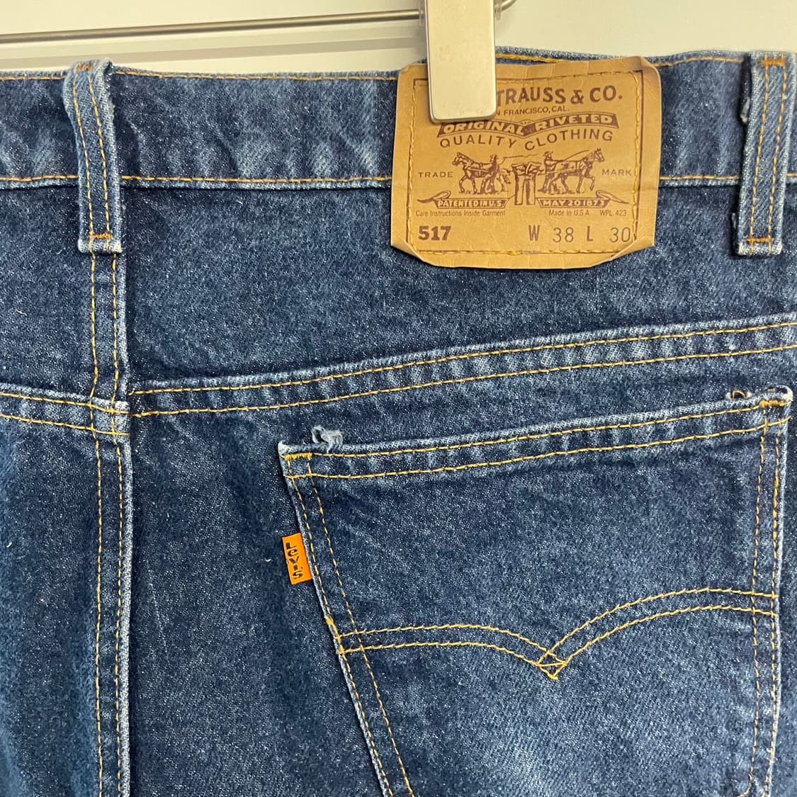 90s 리바이스517 부츠컷 데님팬츠 USA 상품이미지7