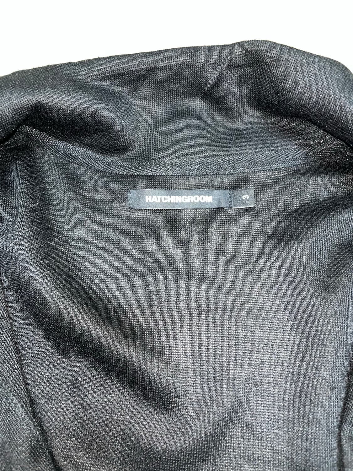 해칭룸 Double Sleeve Track Cardigan Black 상품이미지5