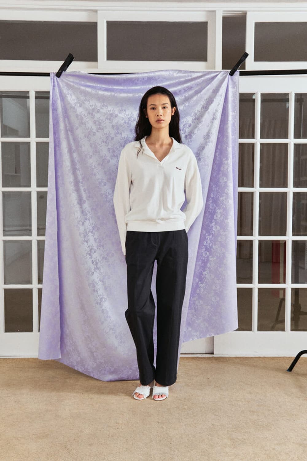 (택ㅇ새상품) 타낫 T/T Stitch straight pants 챠콜 상품이미지2