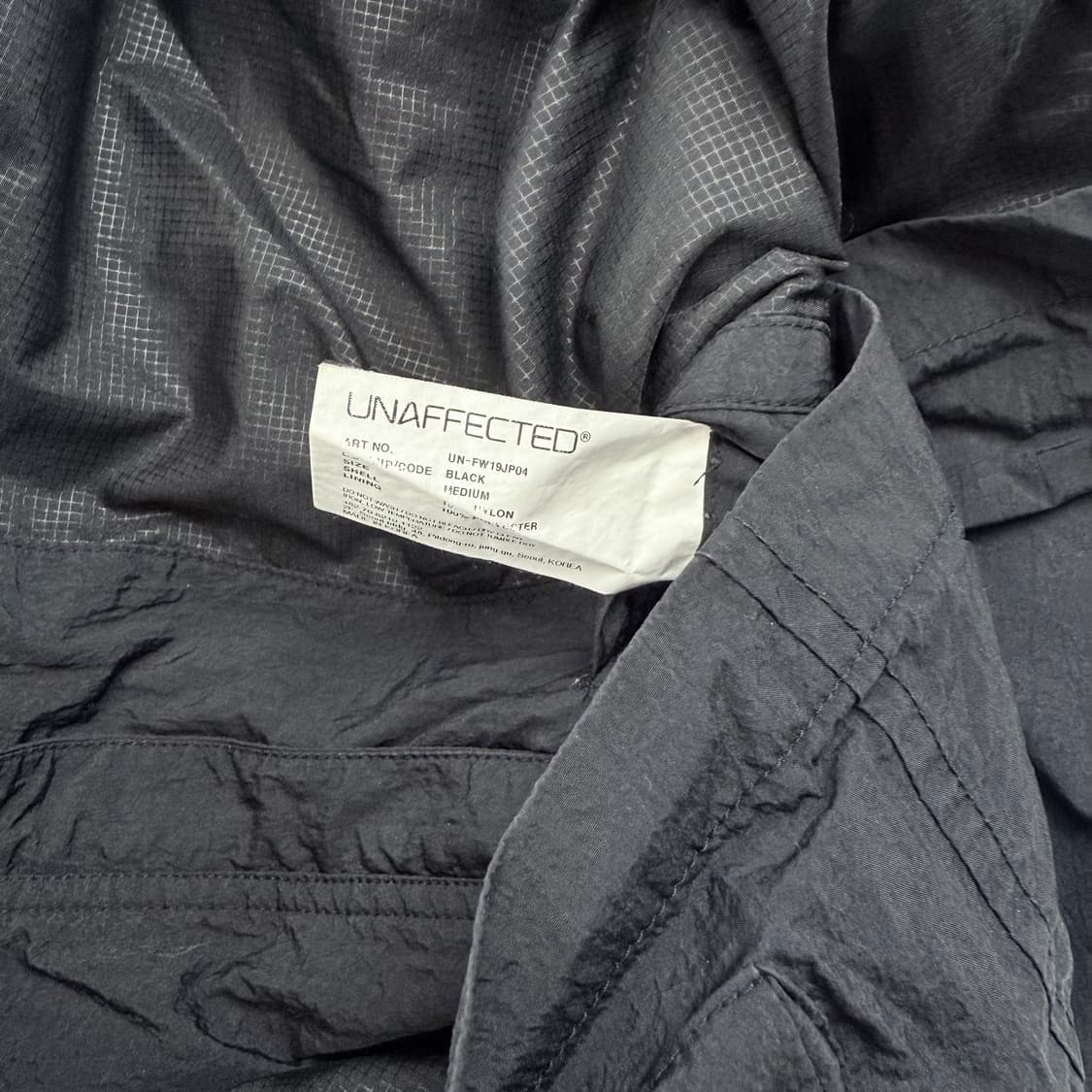 언이펙티드 피셔맨자켓 블랙 상품이미지4