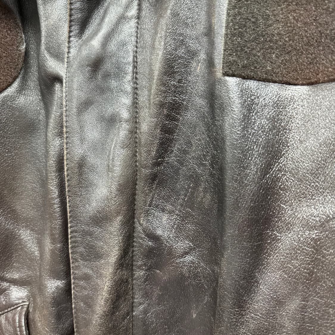 국군 레더 조종사 자켓 상품이미지6