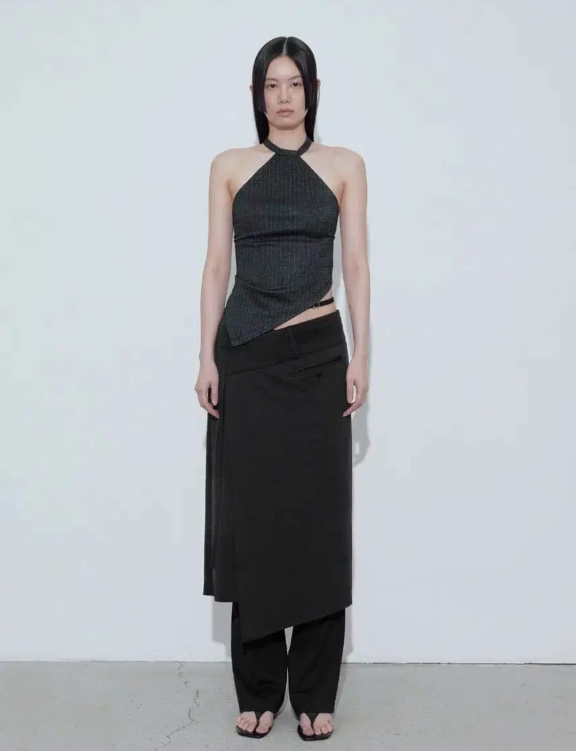 보헤미안서울 RHOMBUS HALTER TOP, STRIPE 상품이미지2