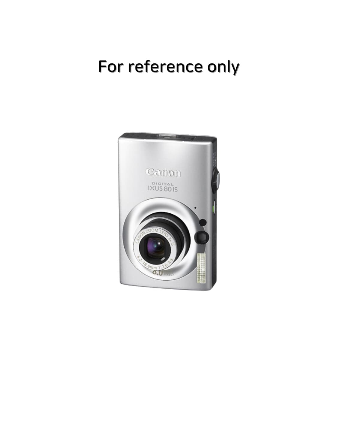 상태좋음 CANON IXUS 80 핑크 캐논 익서스 80 디지털카메라  상품이미지5
