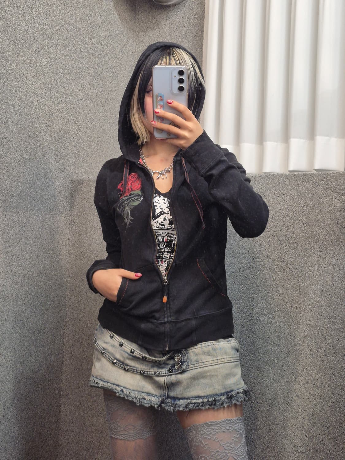 HARLEY DAVIDSON ROSE HOODIE ZIPUP  상품이미지1