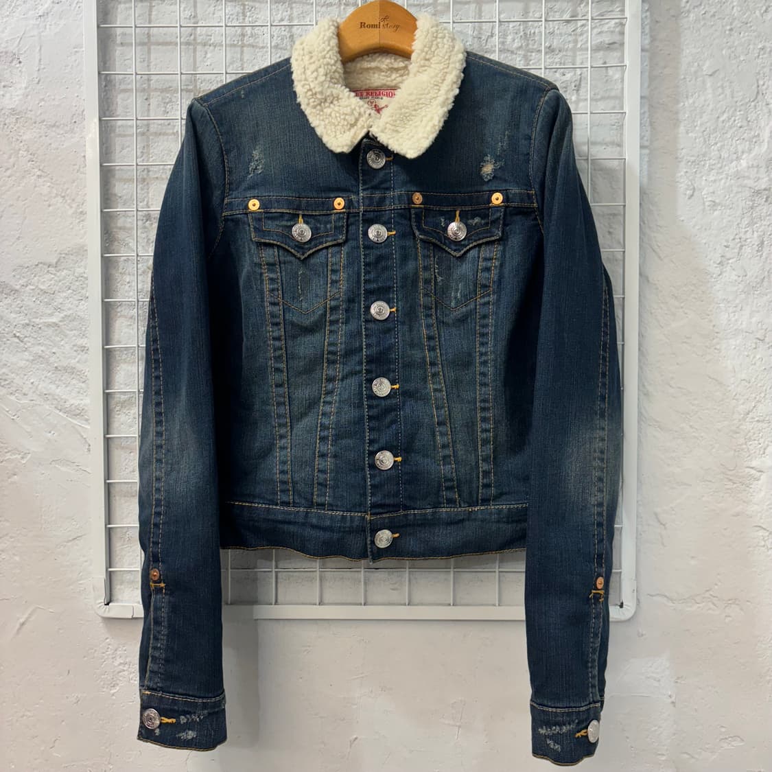 트루 릴리전 에밀리 쉐르파 데님 자켓 S 상품이미지1