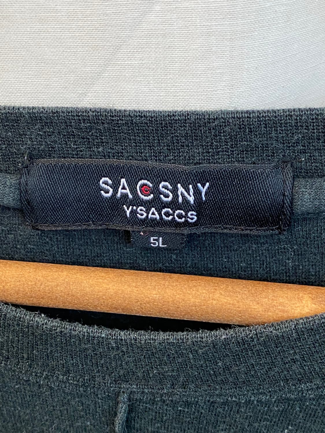 SACSNY Y'SACCS 블랙 긴팔티셔츠(MEN XL) 상품이미지9